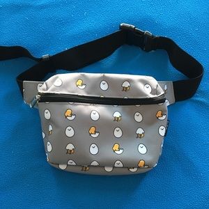 Sanrio Gudetama Gray Grey Fanny Pack Bag